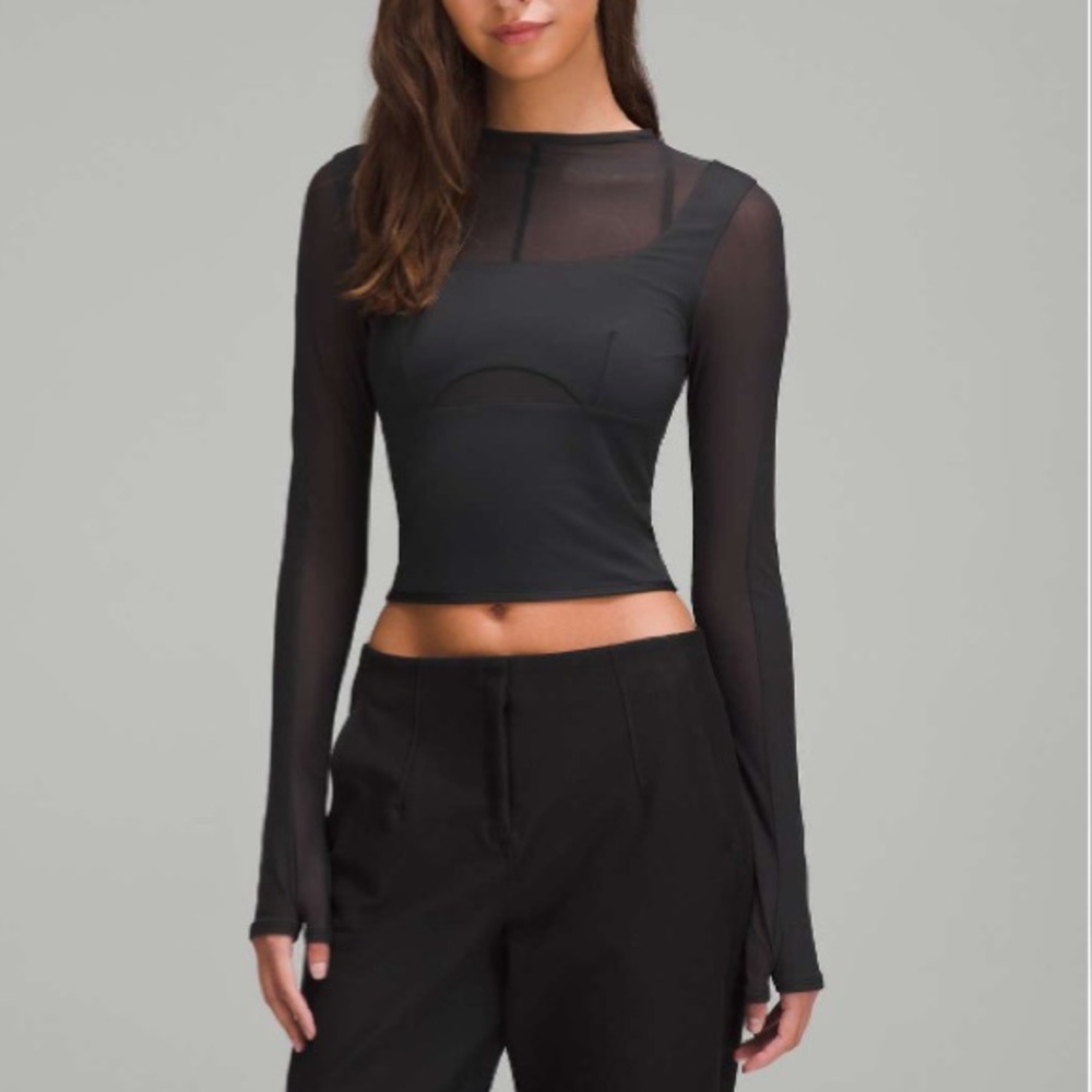 Lululemon Mesh Mixed Long Sleeve